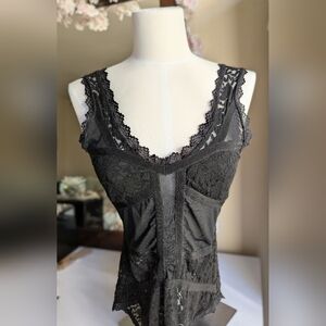 Black Lace Bodysuit